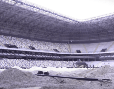 Arena MRV tem reforma na acústica e vai receber gramado vindo do exterior