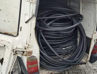 Mais de uma tonelada de fios furtados são apreendidos e três pessoas presas em Fortaleza