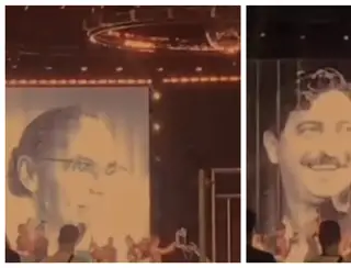 Acreanos Chico Mendes e Marina Silva aparecem em telão durante ensaio do show de Madonna no RJ