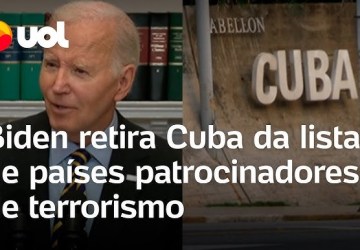 Biden retira Cuba da lista de países que patrocinam terrorismo