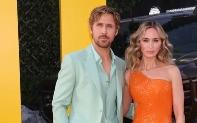Emily Blunt e Ryan Gosling deslumbram em pré-estreia do novo filme; veja