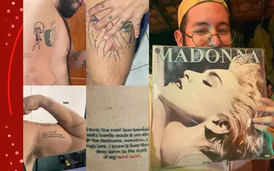 'São 5 tatuagens da Madonna, ela fez parte do meu TCC, mestrado e agora vou assistir de perto', diz fã paraense