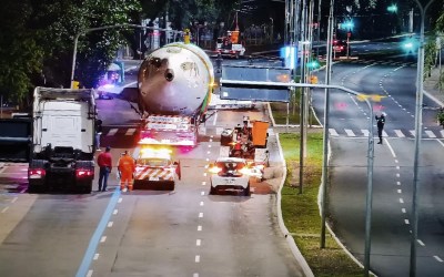 Por que um Boeing interrompeu o trânsito em Porto Alegre na noite desta terça?