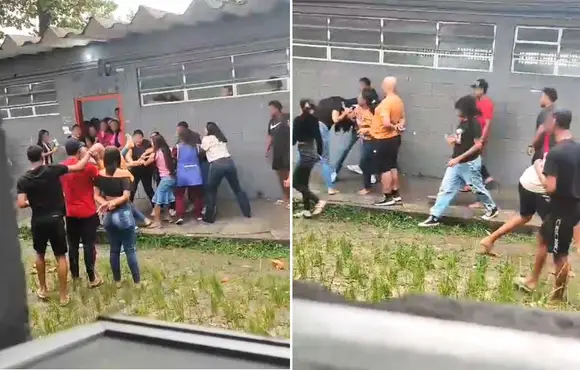 Alunas são filmadas brigando em escola estadual no litoral de SP; VÍDEO