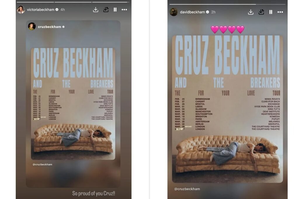 Victoria Beckham demonstra apoio público a Cruz após polêmica familiar vir à tona