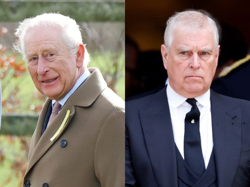 Rei Charles não interage com seu irmão, o ex-Príncipe Andrew, em visita a Sandringham