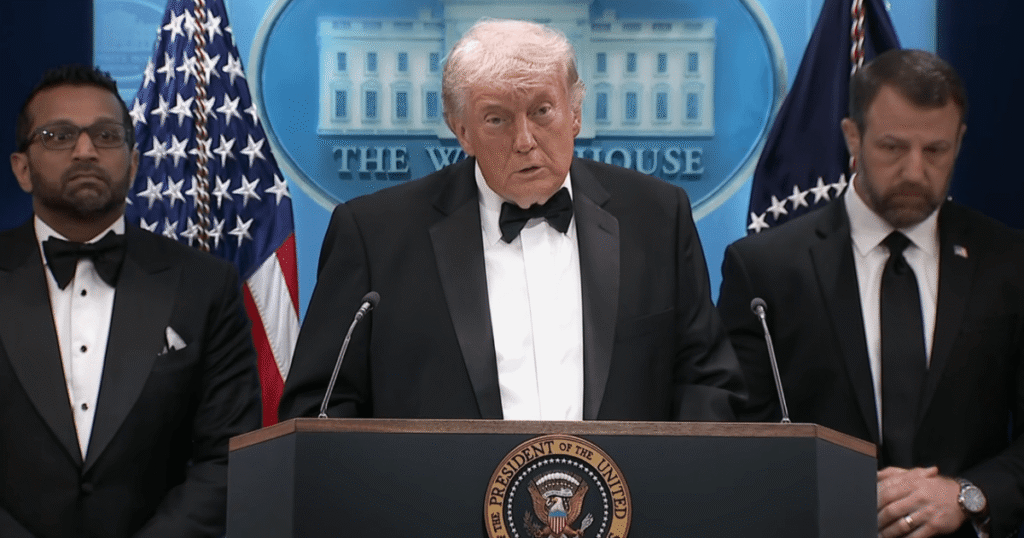 Trump: Peço que resolvamos nossas diferenças em paz