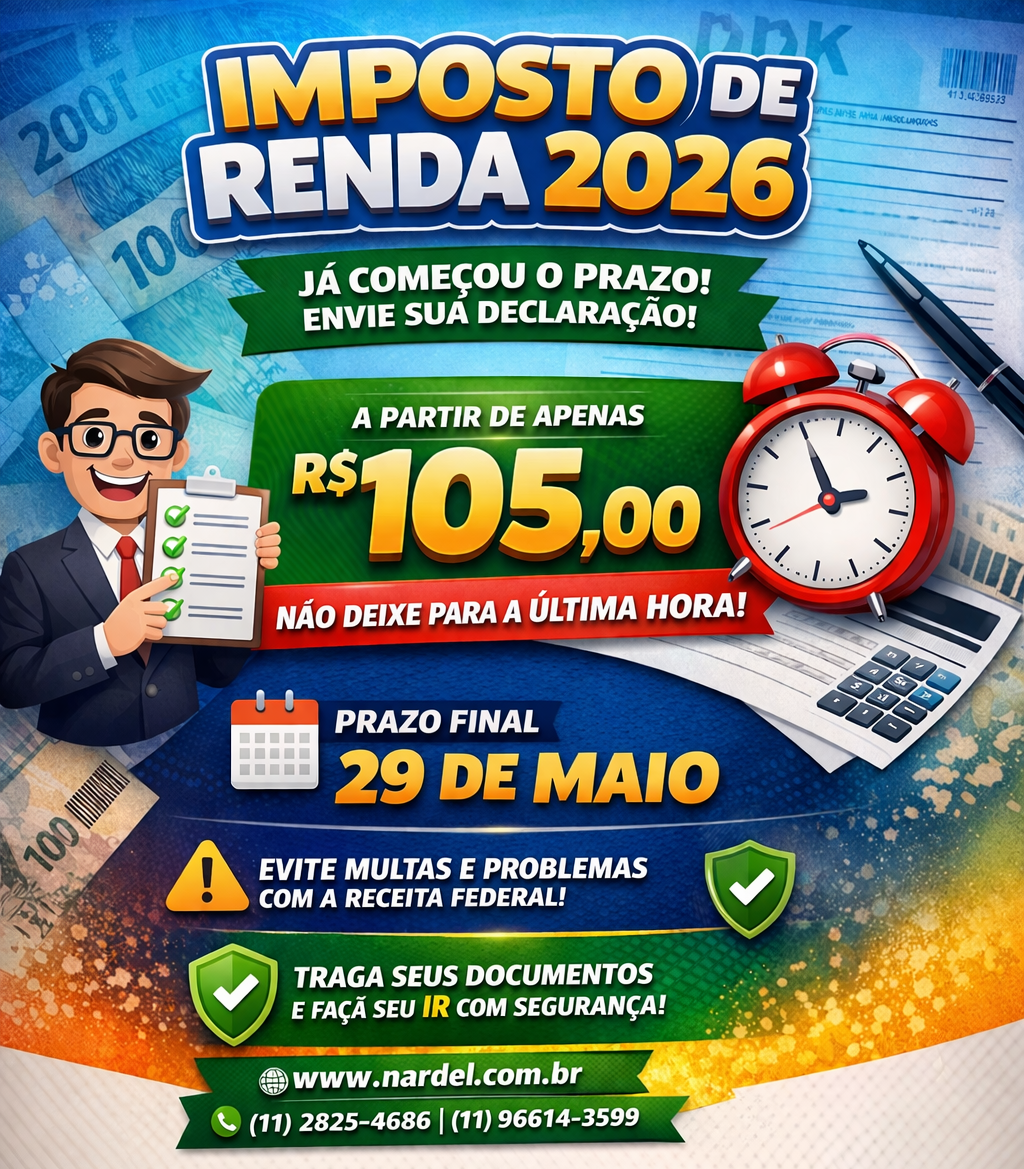IMPOSTO DE RENDA 2026